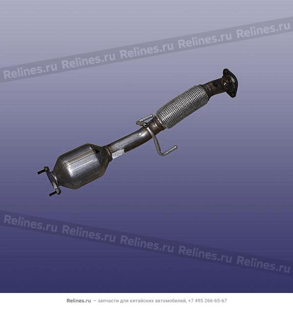 Главный каталитический нейтрализатор с трубкой а T19/J60/M1DFL2