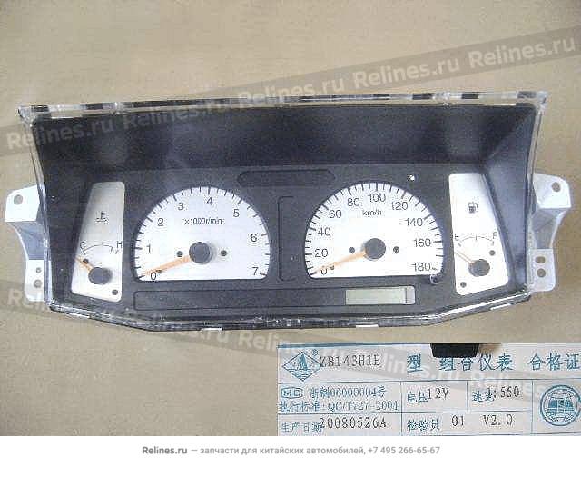 Combination instrument assy(ZB143H1E) - 3820***B23