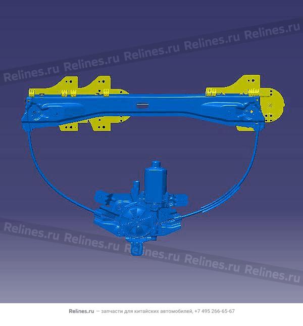 Механизм стеклоподъёмника задней левой двери