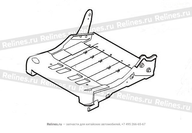 Driver seat frame assy