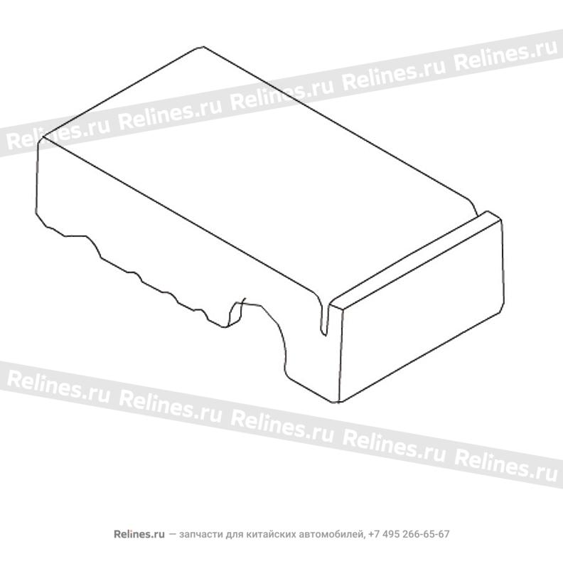 UPR cover assy engine compartment harnes - 40161***W09A