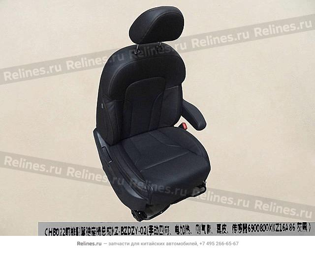 FR seat assy RH(elec 4 corium) - 690080***16A86