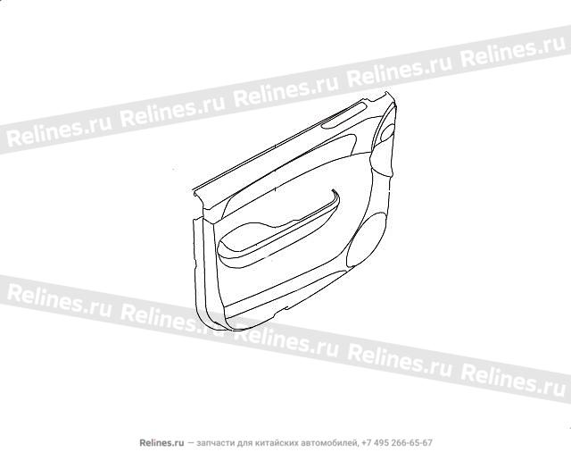 INR guard plate assy-fr door LH - 61025***W09AB