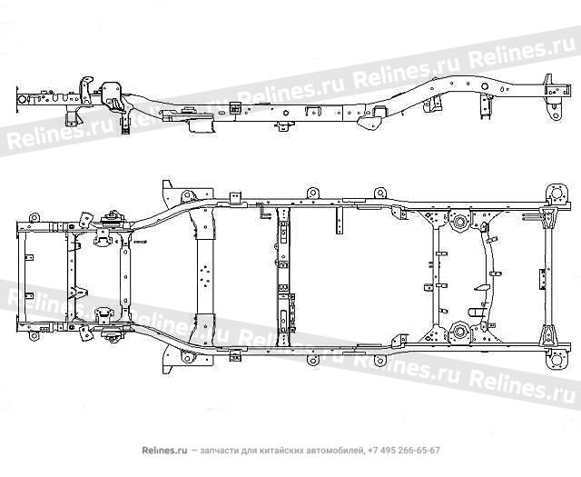 Frame assy(2WD ncap frame)