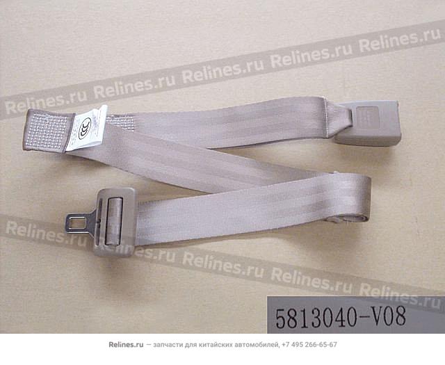 Single PIN seat belt assy-mid seat - 5813***V08