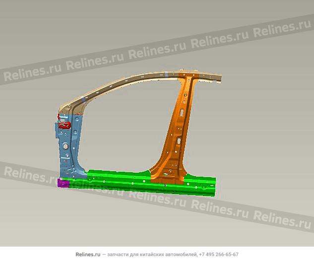 Assy,a pillar reinforcement,RH - 50380***0C15