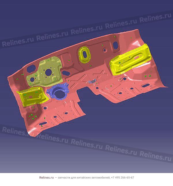 FR retaining plate - J60-5***00-DY