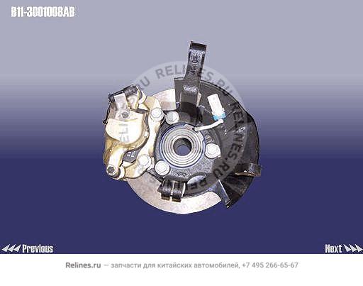 FR steering joint RH assy&disc brake assy