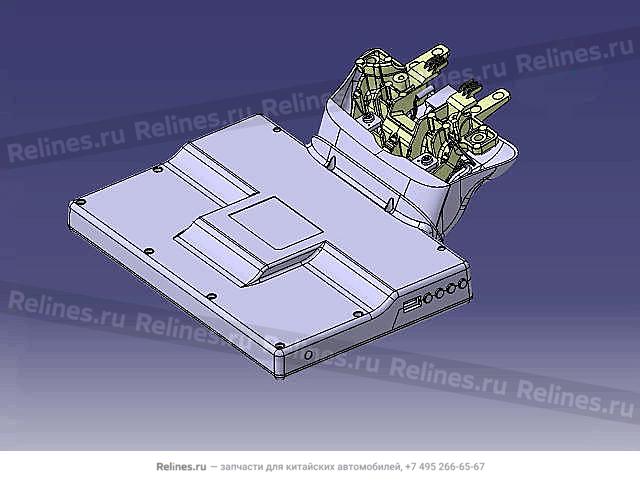 Screen-fr seat backrest LH