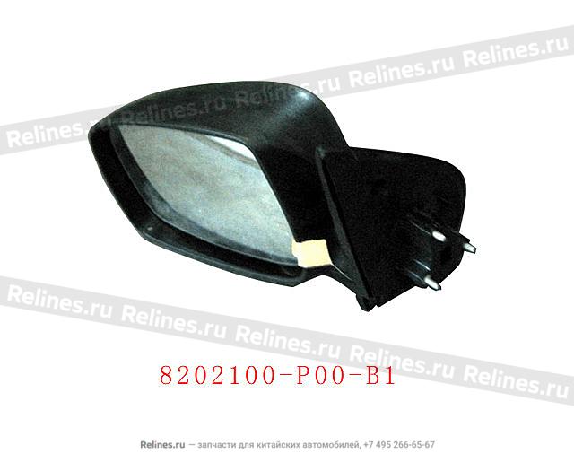 Exterior rearview mirror assembly,RH