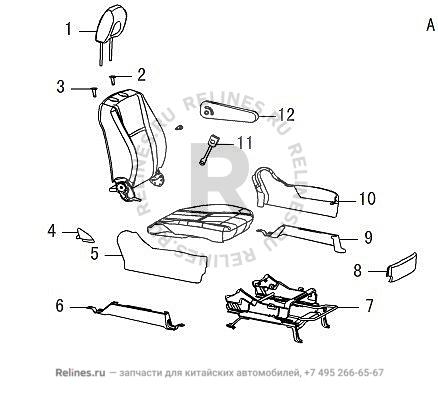 FR seat assy RH - 690010***8-0087