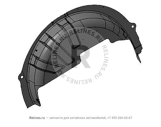 Double board-rear wheel cover inner board RH - B14-8***02-DY