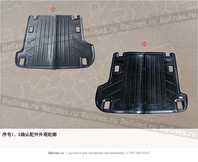 Cushion luggage compartment