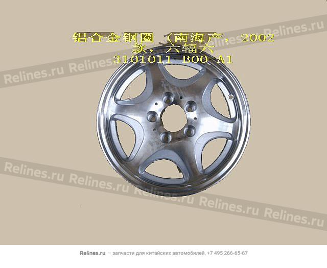 Wheel(nanhai 02 six rib six hole)