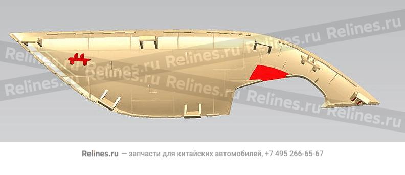 Декоративная накладка внутренней ручки двери - 604***700