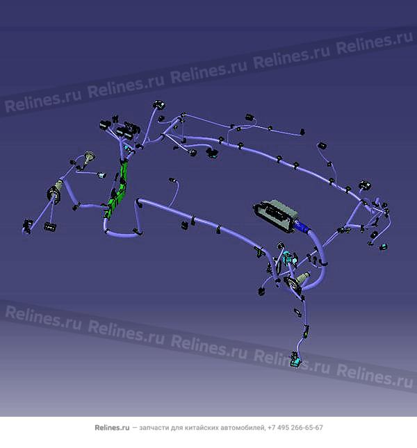 Wiring harness-fr chamber - T21-4***10DM