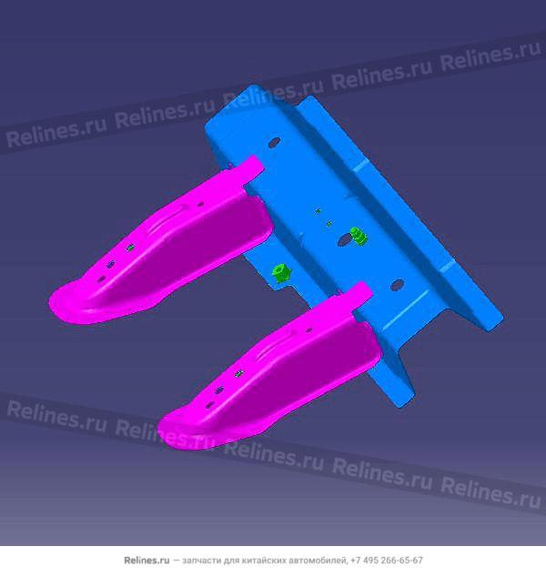 RR floor crossbeam