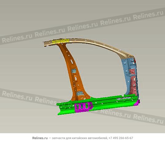 Assy,a pillar reinforcement,RH