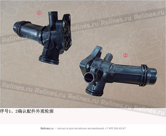 Тройник системы охлаждения