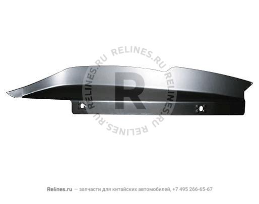 Plate - end RH