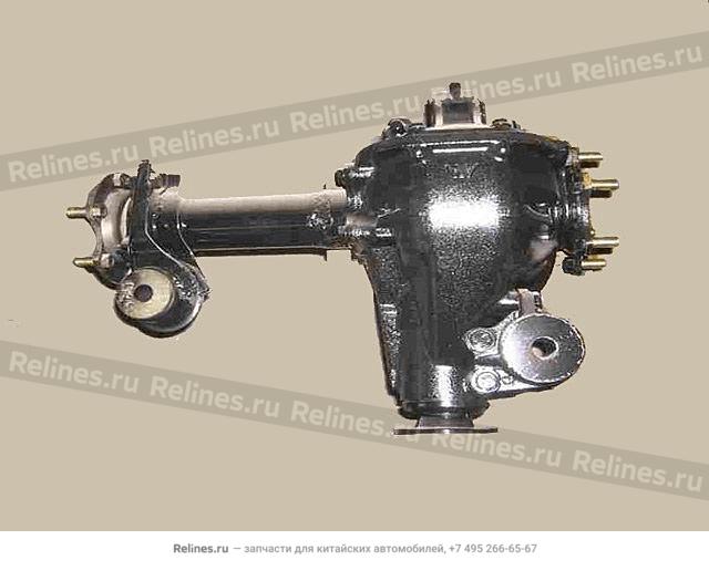 FR reducer and diff assy