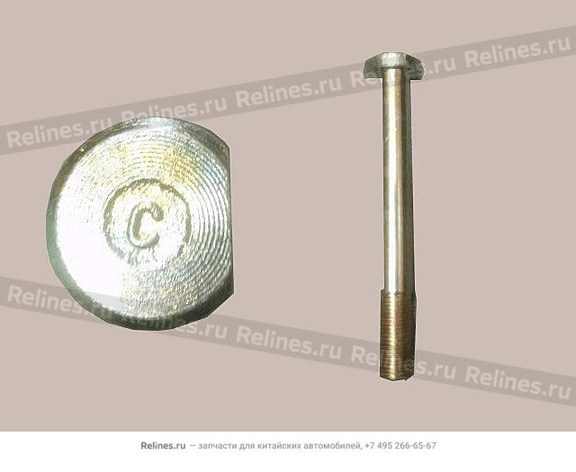 Bolt,rear wheel bearing seat