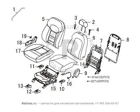 FR seat - 69001***Z08AA