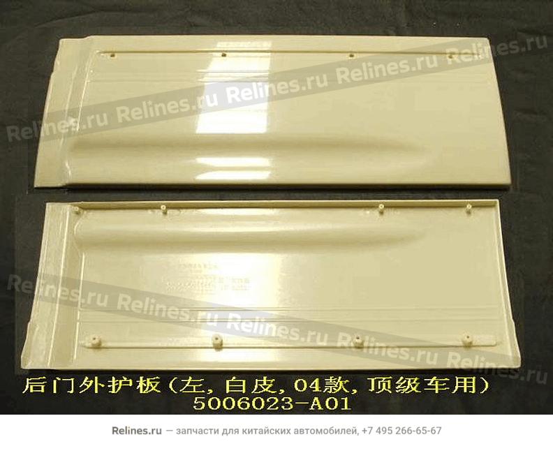 RR door panel LH