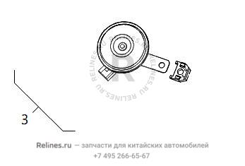 Сигнал электрический низкотональный - 37212***Z1DA