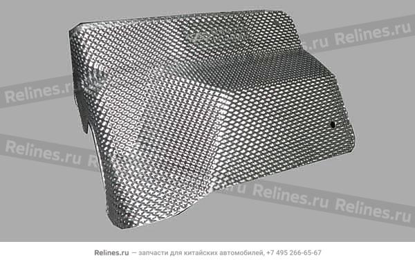Heat insulation plate-steering mechanism