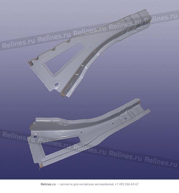 Strength beam panel-fr wheel arch RH - J42-8***20-DY