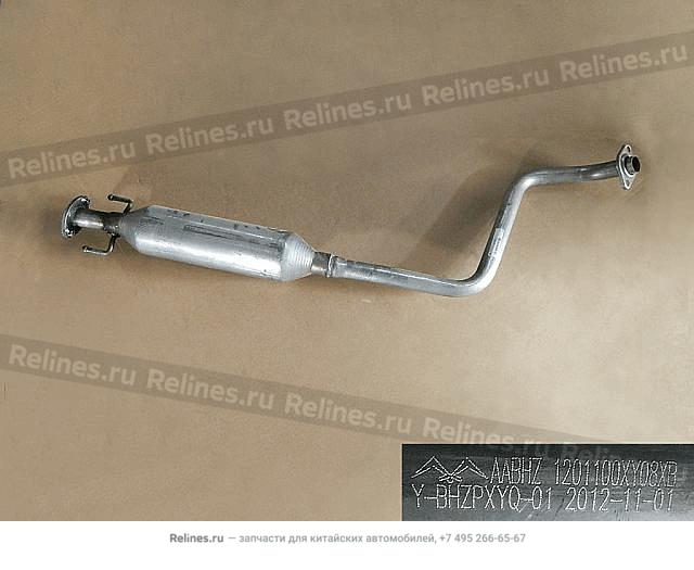 FR muffler assy - 12011***08XB