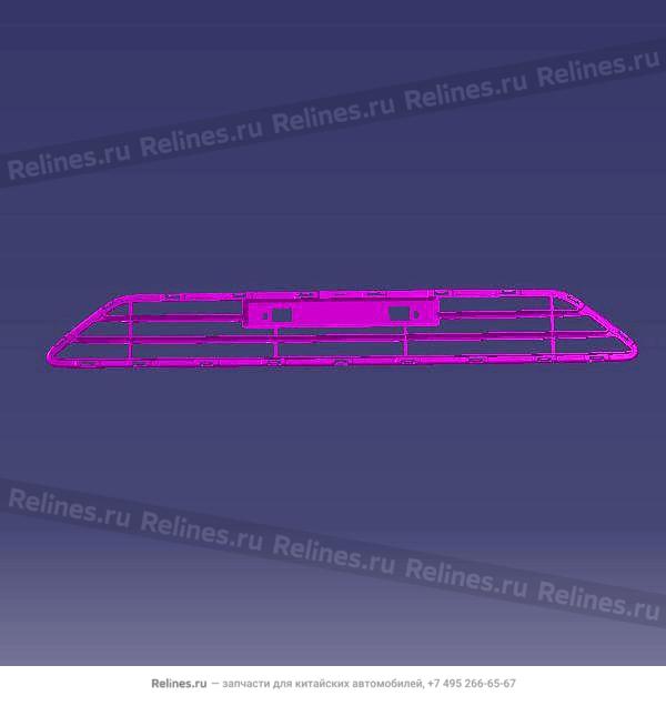 Решётка переднего бампера нижняя