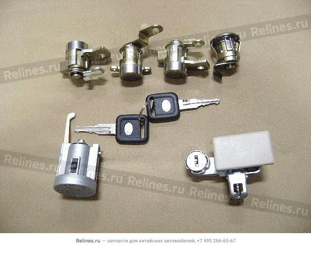 Lock cylinder assy-whole vehicle(Sing b) - 3704***A05