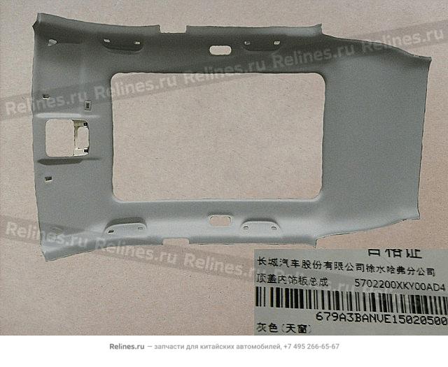 INR trim panel assy roof panel no.2