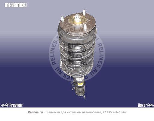 Sliding strut assy.-rh/FR