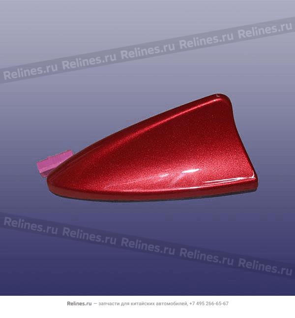 Bloodstone red shark fin combo antenna