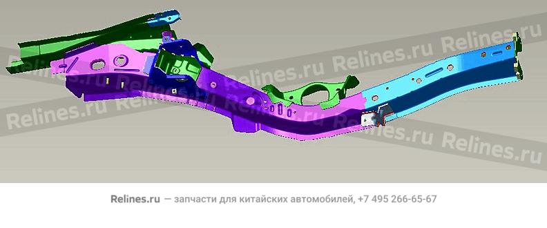 Лонжерон задний левый - 1062***7102