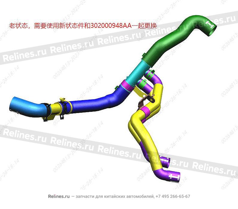 Впускной коллектор M1E - 3020***7AA