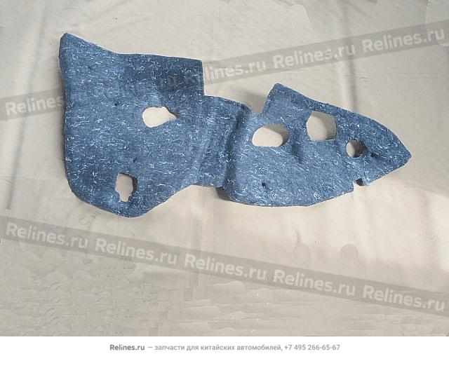 RR wheel cover INR plate heat insulating - 54101***Z08A