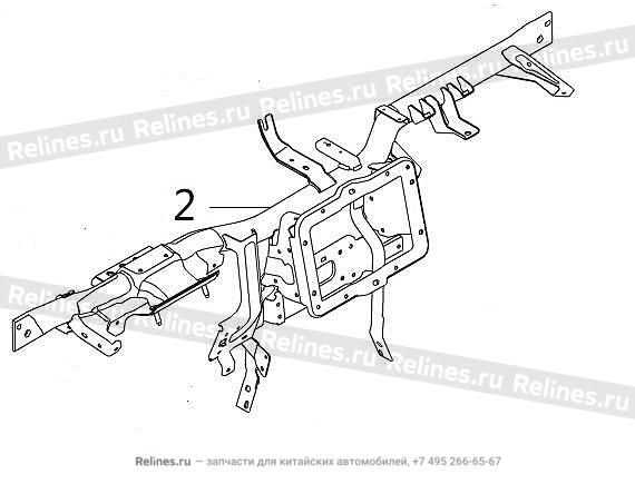 Beam assy,ip reinf - 53066***80XA