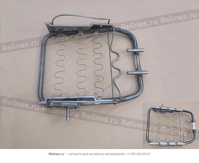 Frame assy-fr seat backrest RH