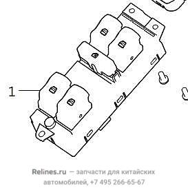 Блок управления стёклами дверей