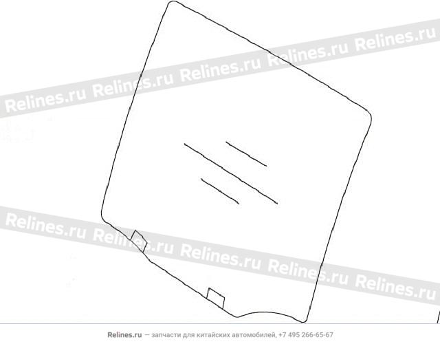 Glass assy-rr door LH - 62031***W09A