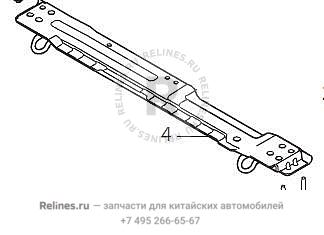 FR sub-frame Cross member w/towing hook