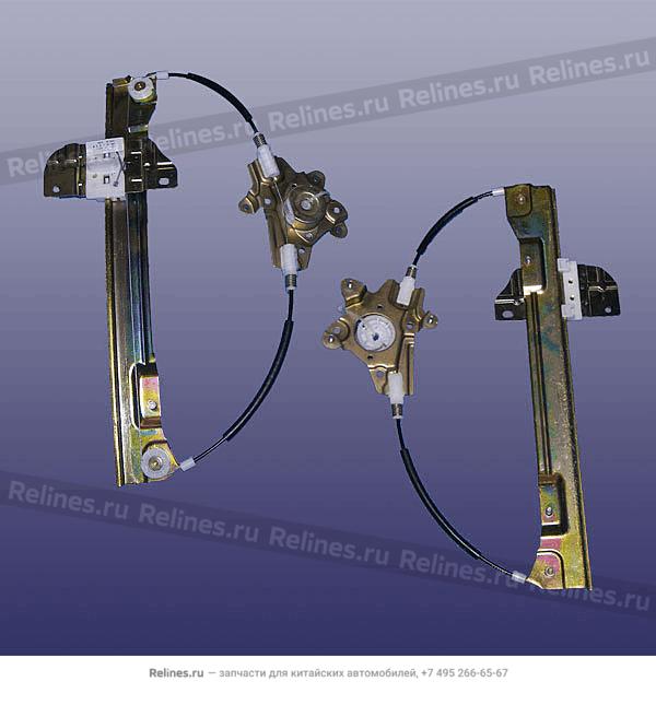 Glass regulator bracket-fr door LH - S18-6***30BD