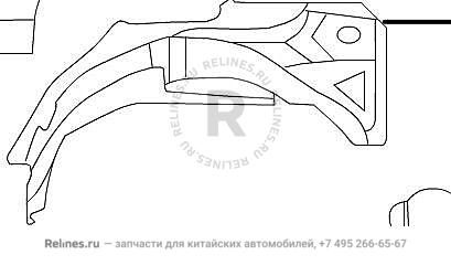 Арка колёсная задняя левая - 54013***00XA