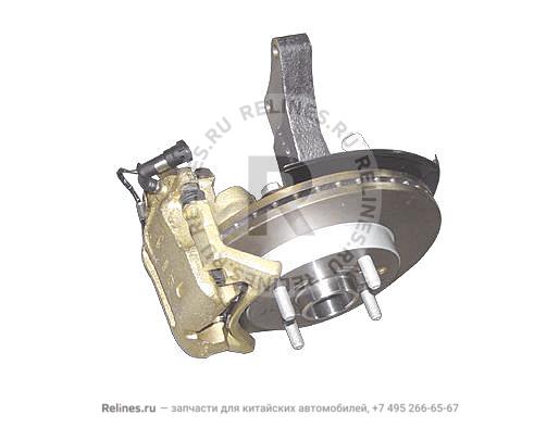 FR steering joint LH assy&disc brake assy