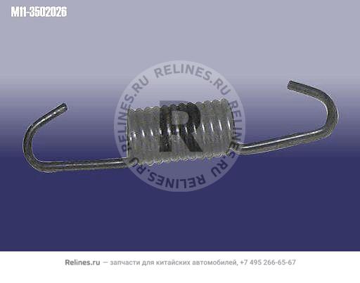 Пружина колодок ручного тормоза нижняя