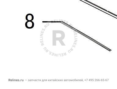 Dustproof strip,RR RH door,LWR - 62073***W09A